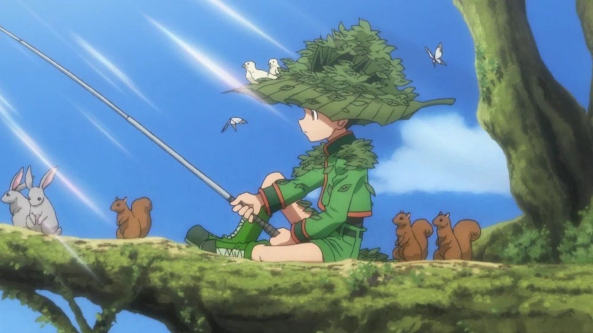 Gon as seen in one of the action anime with almost no filler, Hunter x Hunter (Image via Madhouse)